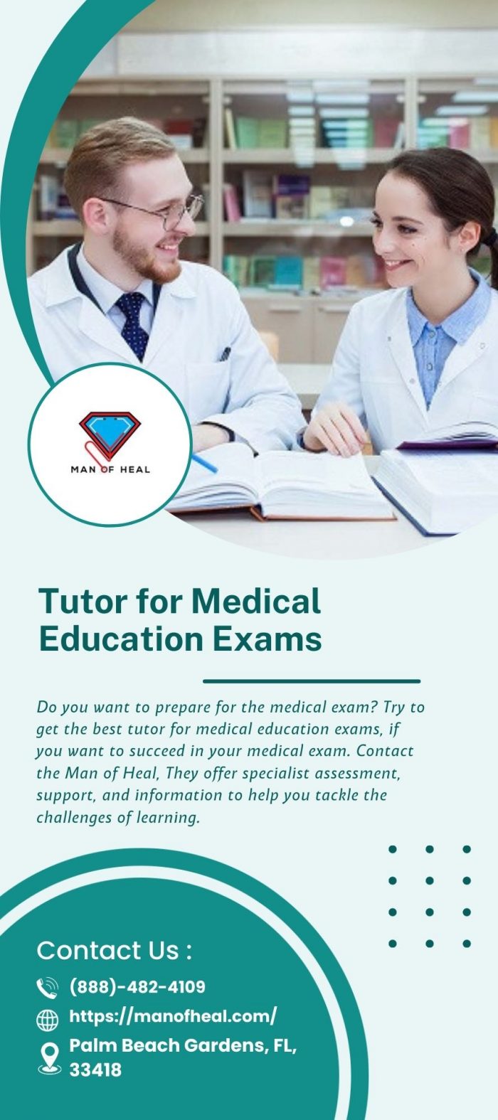 Hire A Top Tutor for Medical Education Exams from Man of Heal