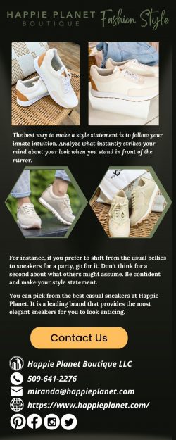 Buy High-Quality Casual Sneakers at Happie Planet