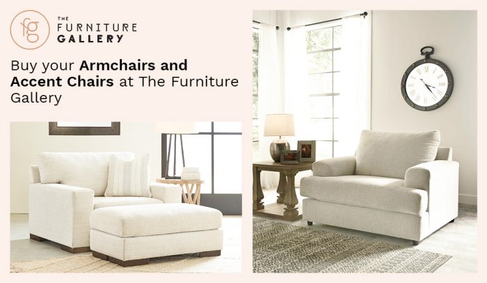 Buy your Armchairs and Accent Chairs at The Furniture Gallery