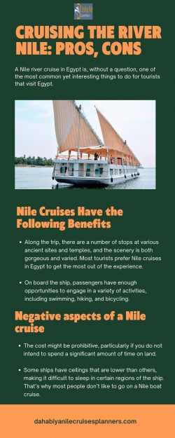 Cruising the River Nile: Pros, Cons