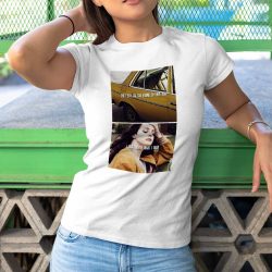 Lana Del Rey T-shirt Lana As The BW Brooklyn Baby T-shirt $15.95