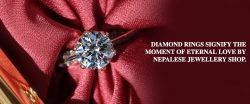 Diamond rings signify the moment of eternal love by Nepalese Jewellery Shop.