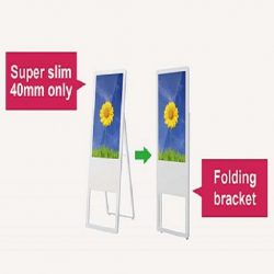 Digital Poster With Folding Bracket
