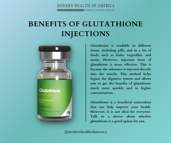 Do you learn more about the benefits of glutathione injections?