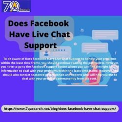 Does Facebook Have Live Chat Support To Find Out The Right Way To Get Assistance?