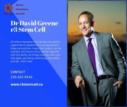 Dr David Greene r3 Stem Cell | Regenerative Medicine in The US