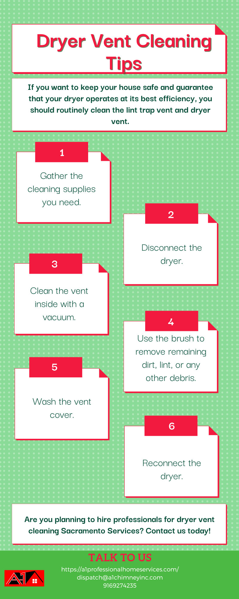Dryer Vent Cleaning Tips