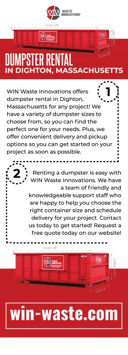 Do You Need Dumpster Rental In Dighton, Massachusetts? Visit WIN Waste Innovations Today!