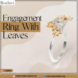 Engagement Ring with Leaves