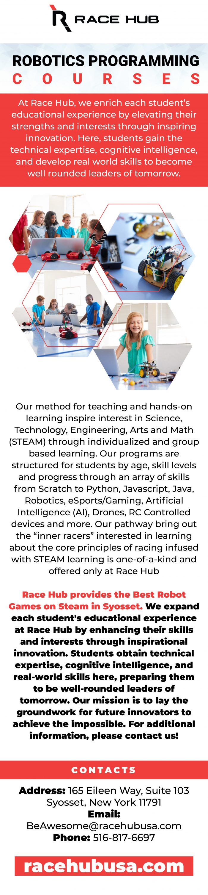 Best robotics programming courses at Race Hub