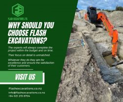 Flash Excaavation specialists are providing a earthmoving and civil services