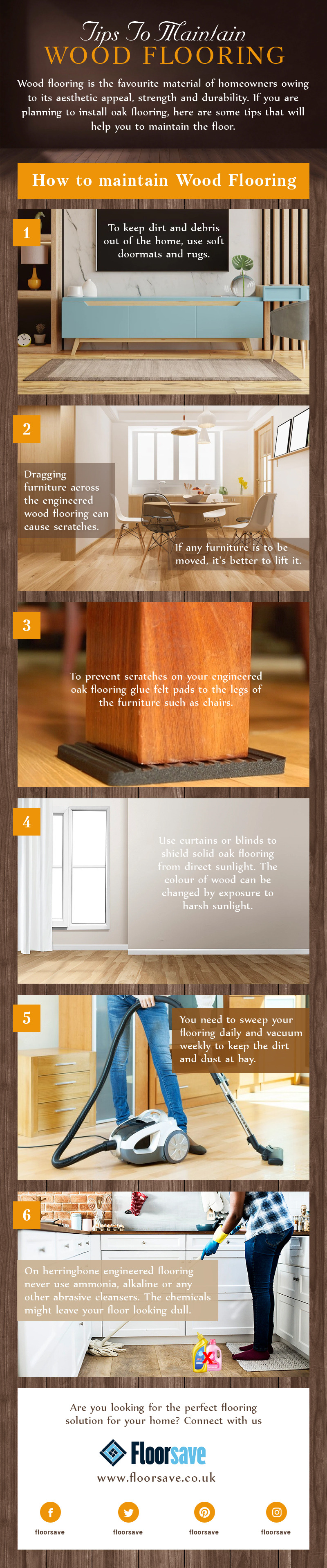 Amazing Tips to maintain Wood Flooring