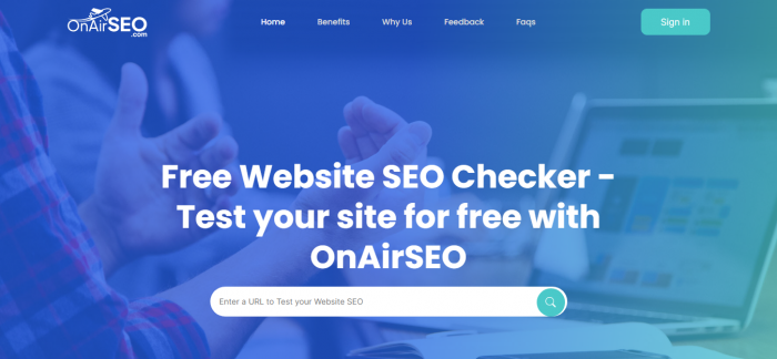 On Air SEO: Free Website SEO Checker & Audit Tool