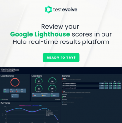 Review Your Real Time Google Lighthouse Score : Test Evolve