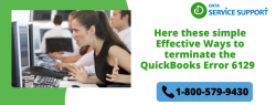 Here are these simple Effective Ways to terminate the QuickBooks Error 6129