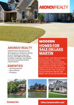 Modern Homes For Sale On Lake Martin