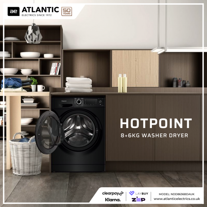 Hotpoint ActiveCare 8+6Kg Freestanding Washer Dryer