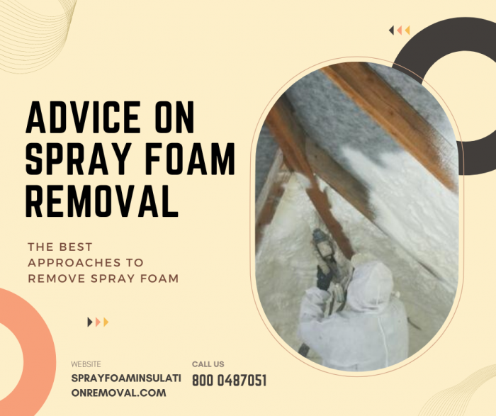 We are the best spray foam insulation removal company