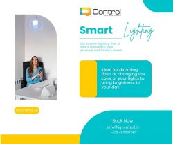 Smart Lighting Ireland can integrate your music system and smoke alarm