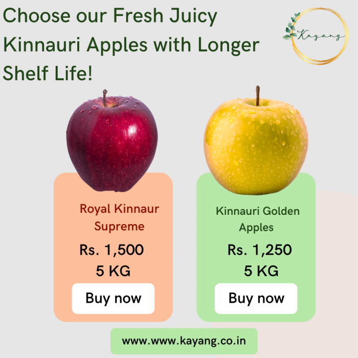 Order Fresh Juicy Apples Online from Himachal Pradesh at Kayang!