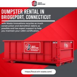 dumpster rental in Bridgeport, Connecticut
