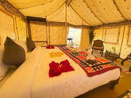 Immerse yourself in the luxury tent camp