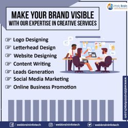 Make Your Brand Visible With Our Expertise In Creative Services