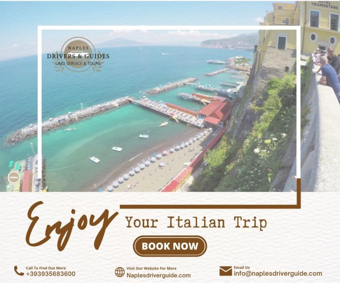 Car Service from Naples to Positano with professional drivers
