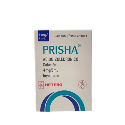 Prisha 4mg áCido Zoledrónico De Laboratorio Hetero a Muy Buen Precio