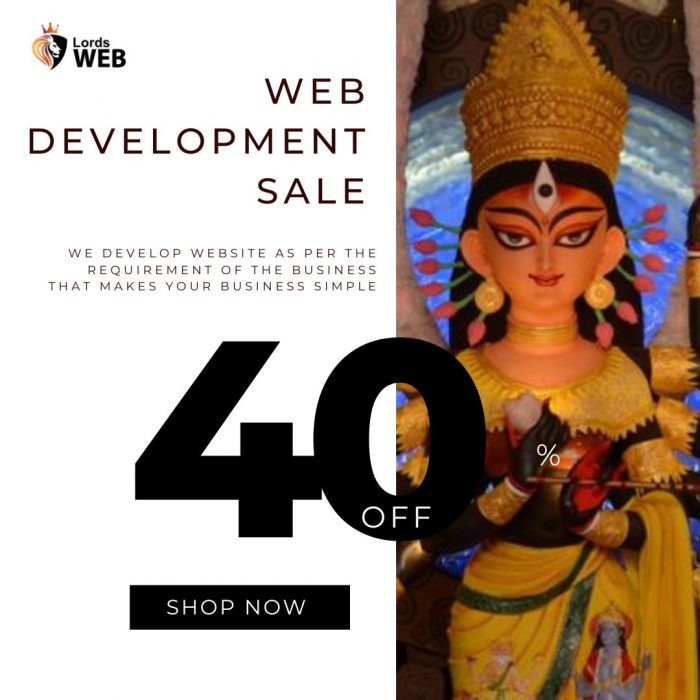 Professional Website Development Durga Puja sale
