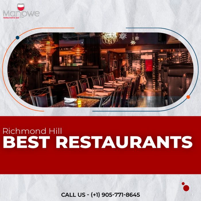 Richmond Hill Best Restaurants