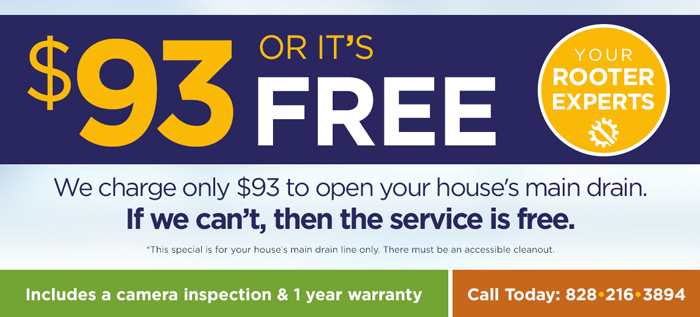 $93 or it’s Free to Open Your House’s Main Drain