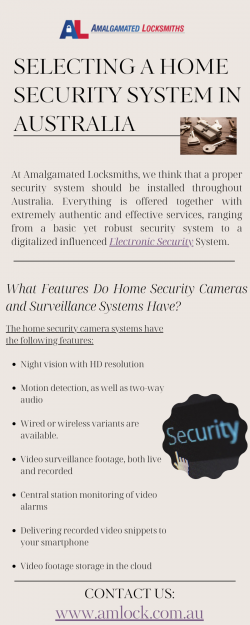Selecting a Home Security System in Australia