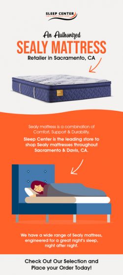 Shop Quality Sealy Mattresses at Affordable Prices in Sacramento & Davis, CA at Sleep Center