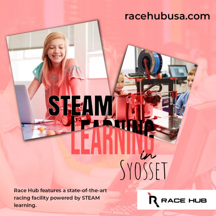 STEAM learning in Syosset at Race Hub