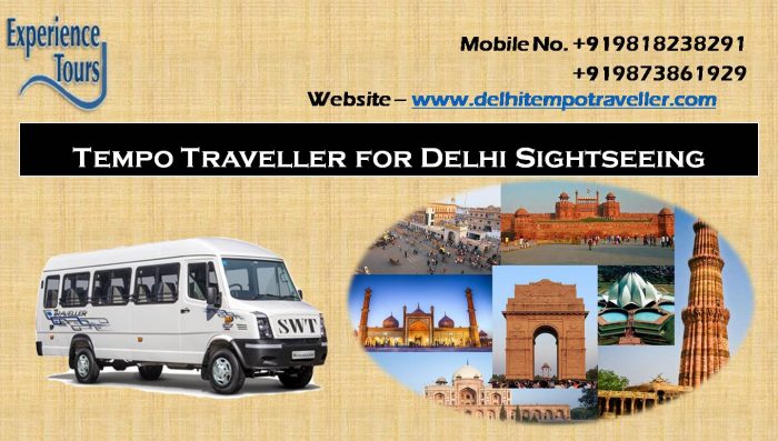 Tempo Traveller on Rent for Delhi Sightseeing