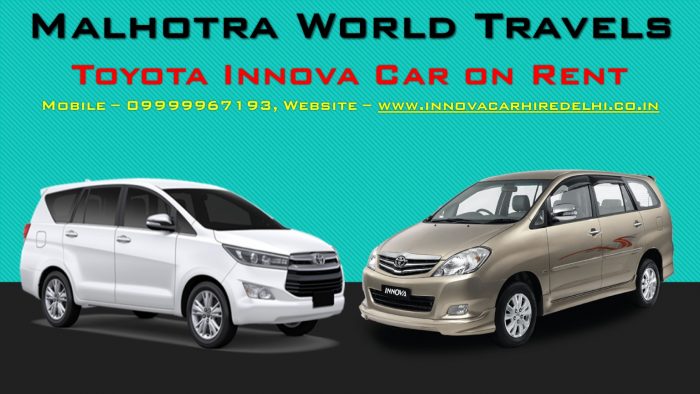 Innova car rental per km in Delhi with driver