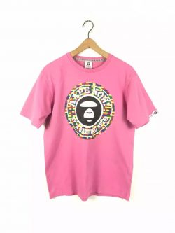 Ape Bape Pink T-Shirt Highest Quality Stylish and Comfortable
