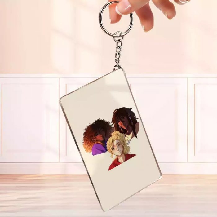 Percy Jackson Keychain Classic Celebrity Keychain Hazel Annabeth and Piper by Percy Jackson Keychain