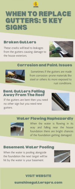 WHEN TO REPLACE GUTTERS: 5 KEY SIGNS