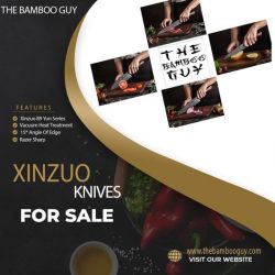 XinZuo Damascus Knife Set | The Bamboo Guy