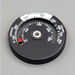Magnetic Stove Flue Pipe Thermometer