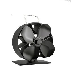 Mini Round 4 Blades Stove Fan