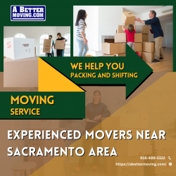 Experienced Movers Near Sacramento Area