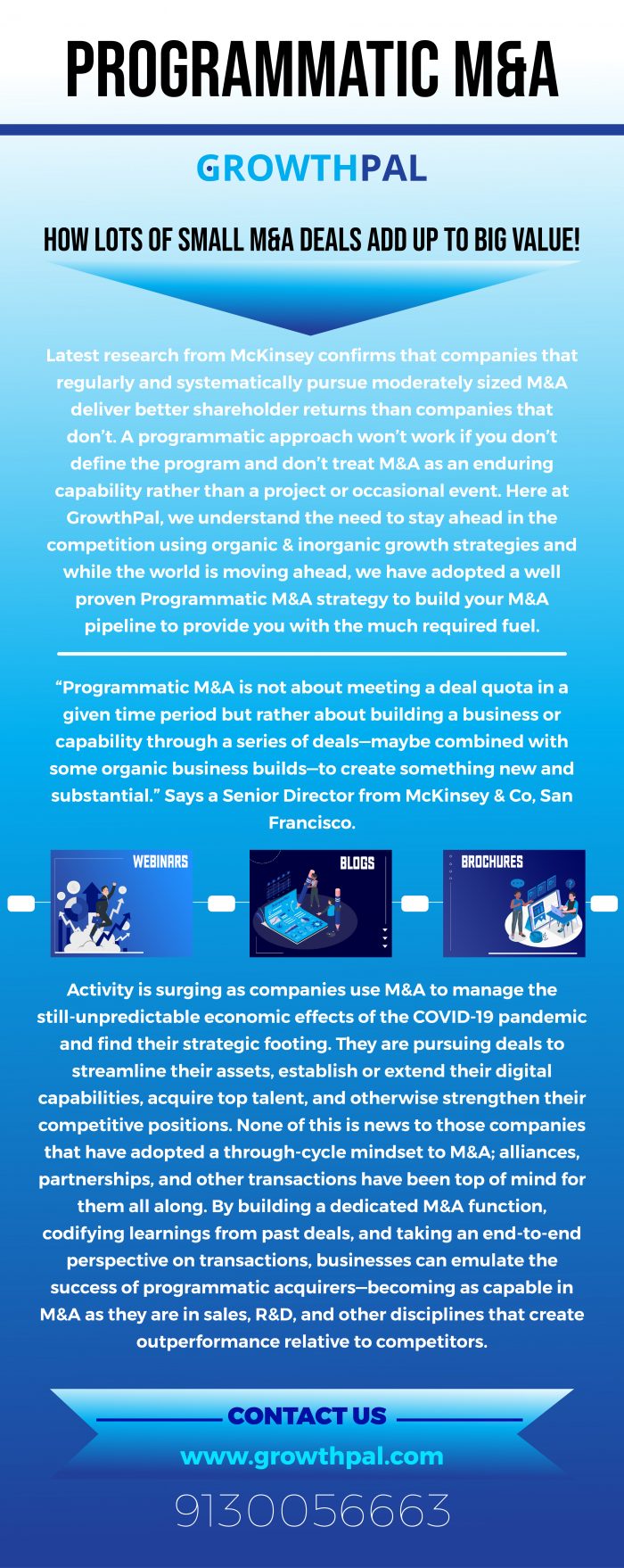 Adopt Programmatic m&a and build your M&A pipeline with GrowthPal