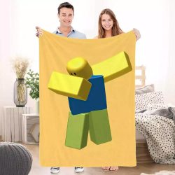 Roblox Blanket , Baby Blanket Size 30×40, Noob Blanket $19.95