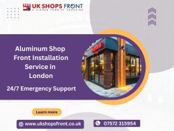 Aluminium Shop Front Installation Service in London