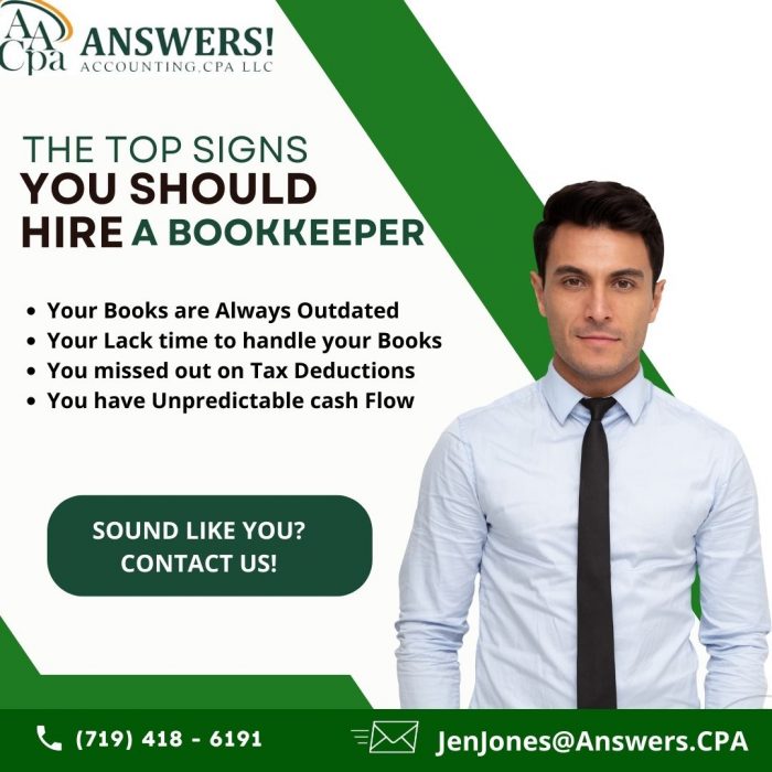 What are the Top Signs You Should Hire A Bookkeeper?