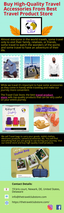 Buy High-Quality Travel Accessories From Best Travel Product Store
