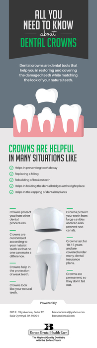 Choose Berson Dental Health Care For Dental Crown in Bala Cynwyd, PA